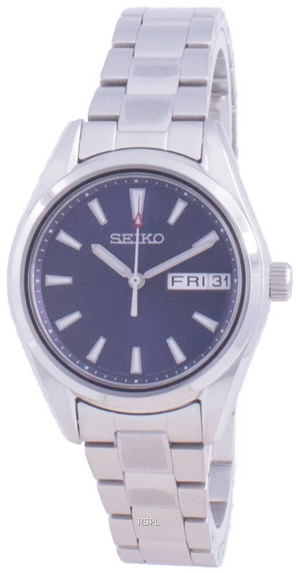 HORSMontre pour homme Seiko Neo Classic Quartz SUR353 SUR353P1 SUR353P 100M