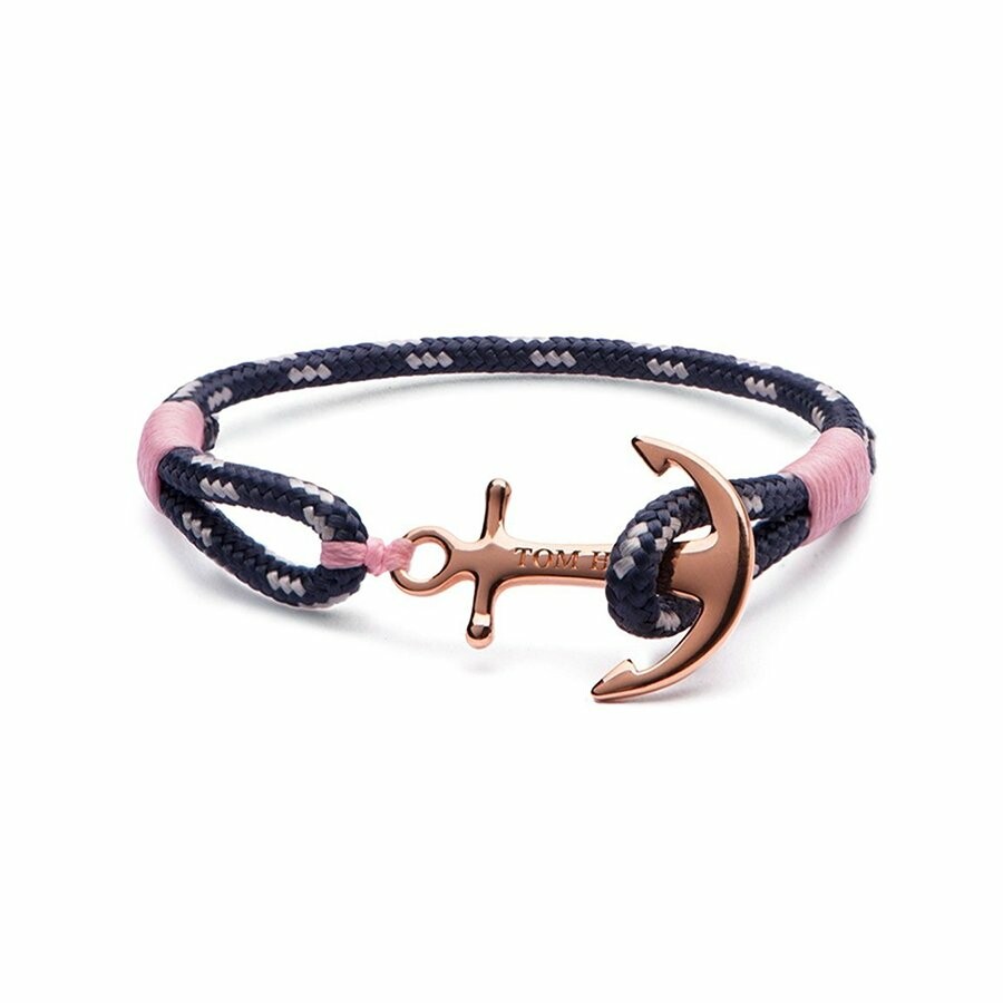 Achat Bracelet Tom Hope Rose Gold XS bleu, rose en plaqué or rose