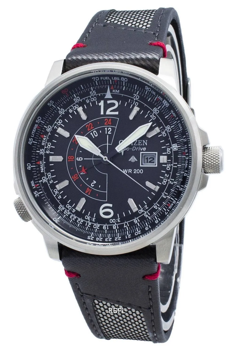 Remise à neuf de la montre Citizen Eco-Drive BJ7017-09E Nighthawk Pilot 200M pour homme