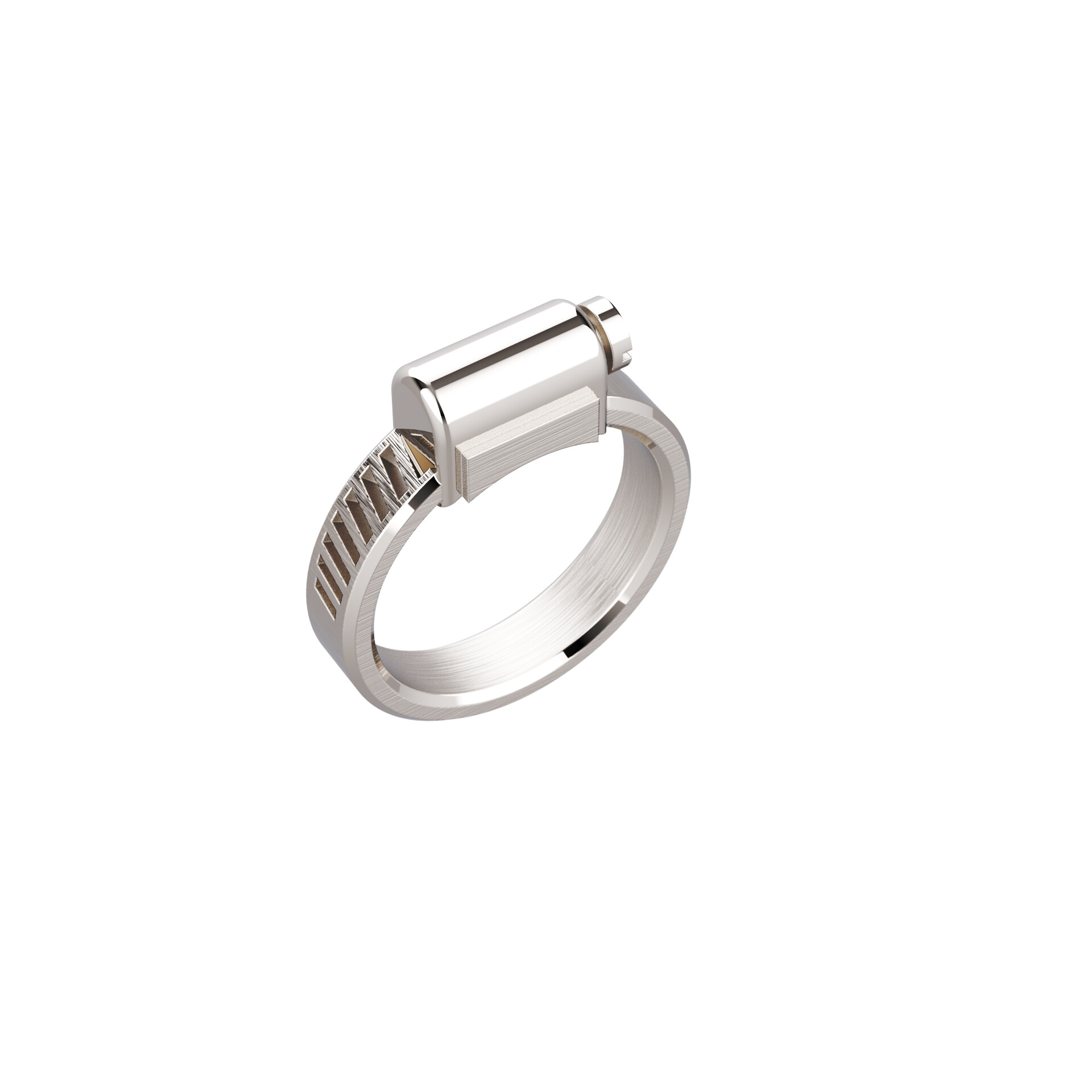 Love Affair Bague Unknow Brand Love Affair en argent