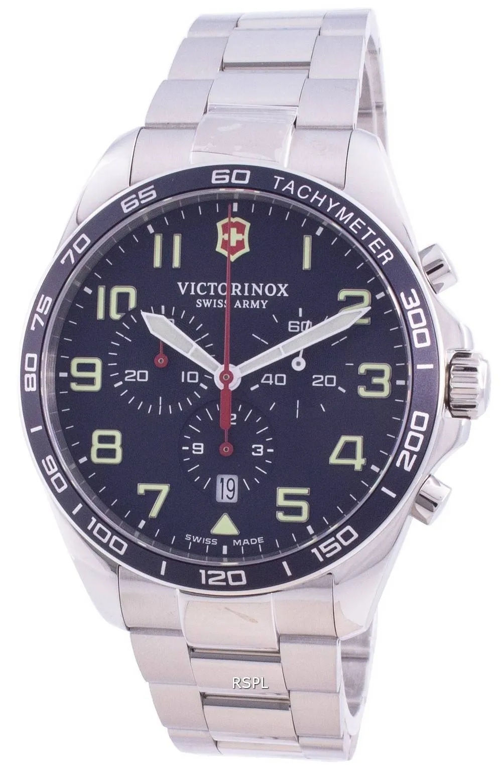 Montre pour homme Victorinox Swiss Army Fieldforce 241857 chronographe à quartz 100M