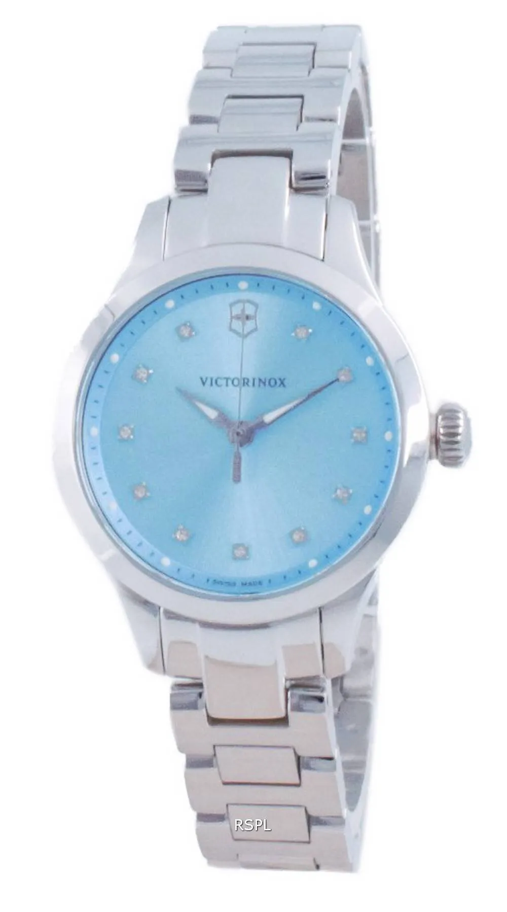 Montre femme Victorinox Alliance XS cadran bleu avec accents de diamants 241916 100M