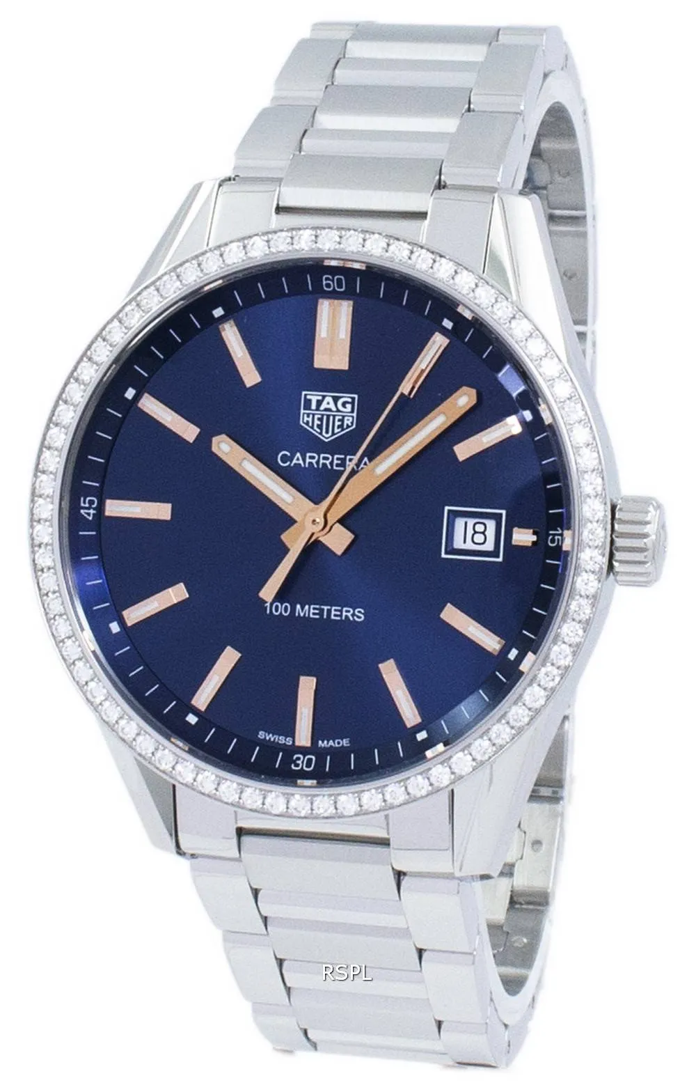 Tag Heuer Carrera Quartz diamant Accents WAR1114. BA0601 Women Watch