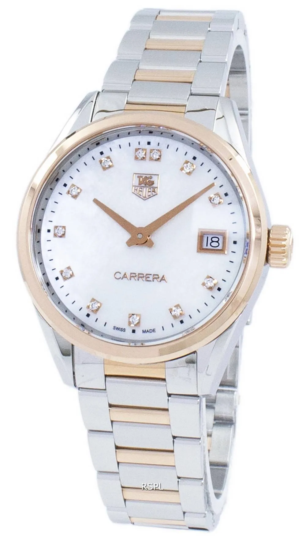 Tag Heuer Carrera Quartz diamant Accents WAR1352. BD0779 Women Watch