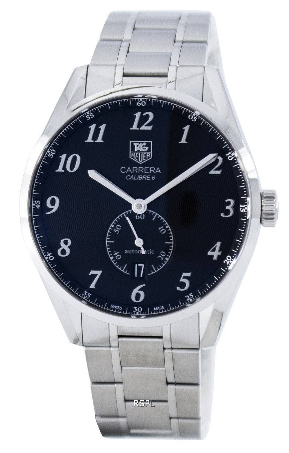 Tag Heuer Carrera Calibre 6 automatique Suisse fait WAS2110. BA0732 Montre homme