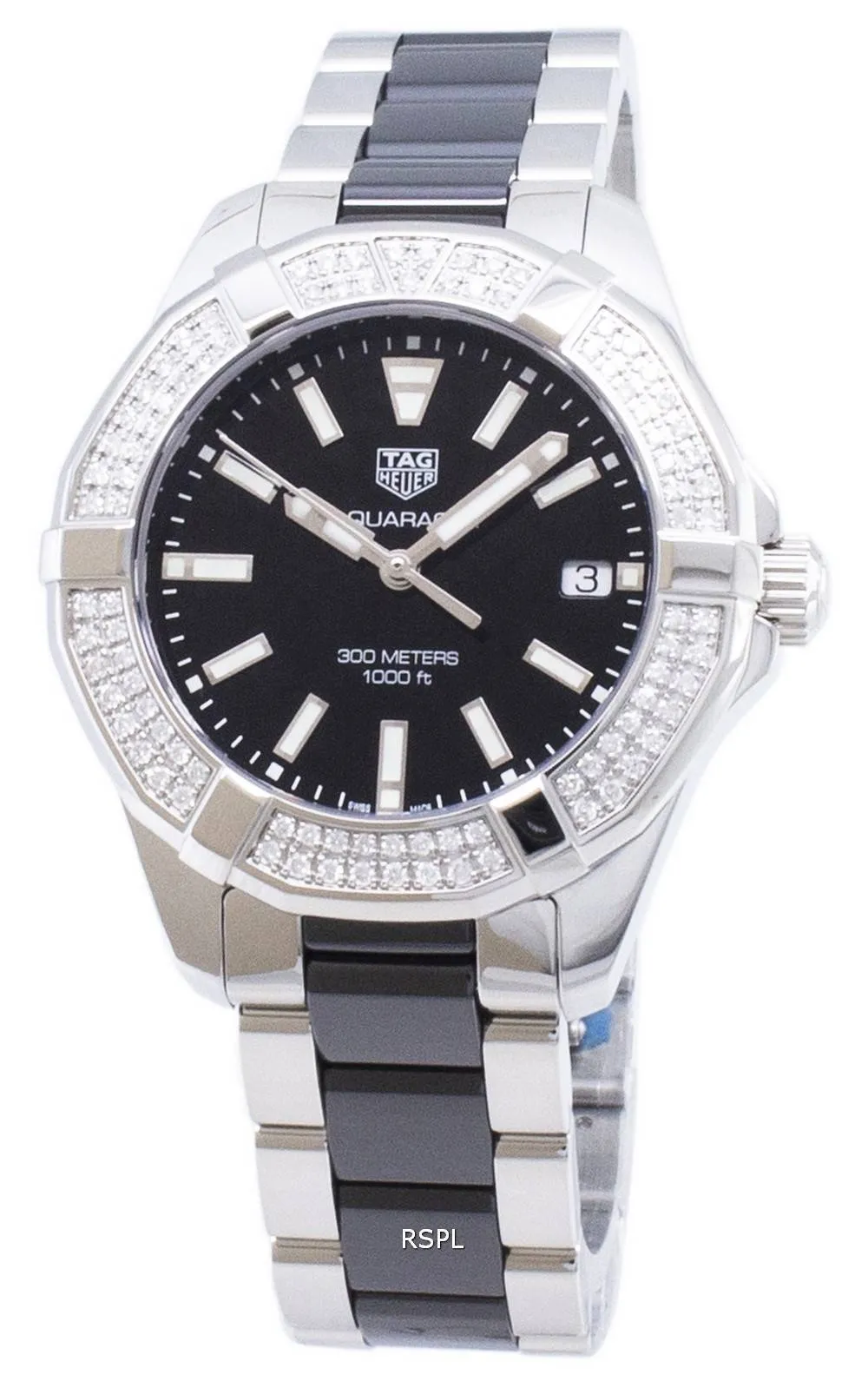 Tag Heuer Aquaracer WAY131E. BA0913 Diamond accents quartz 300M montre femme