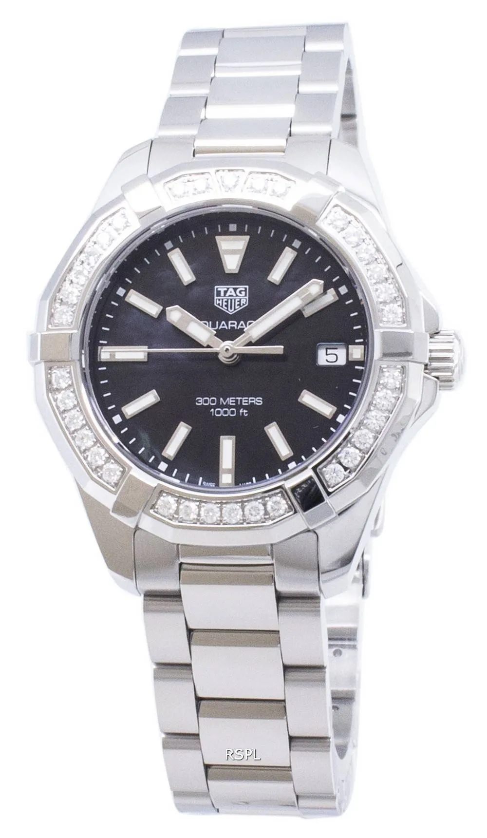 Tag Heuer Aquaracer WAY131P. BA0748 Diamond accents quartz 300M montre femme