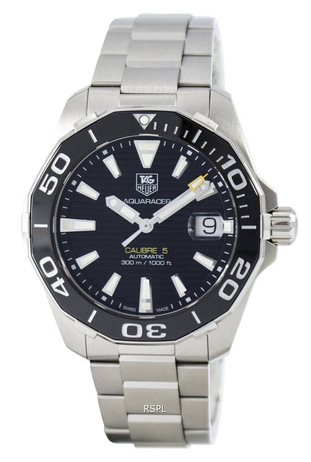 Tag Heuer Aquaracer Calibre 5 automatique Suisse fait 300M WAY211A. BA0928 Montre homme
