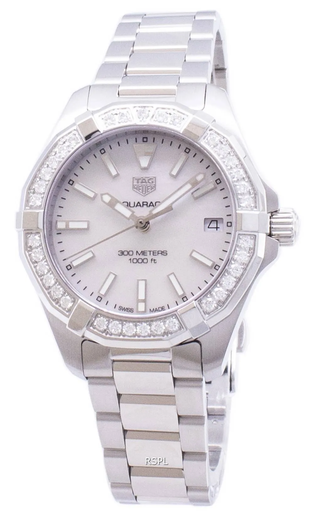 Tag Heuer Aquaracer WBD1313. BA0740 Diamond accents quartz 300M montre femme