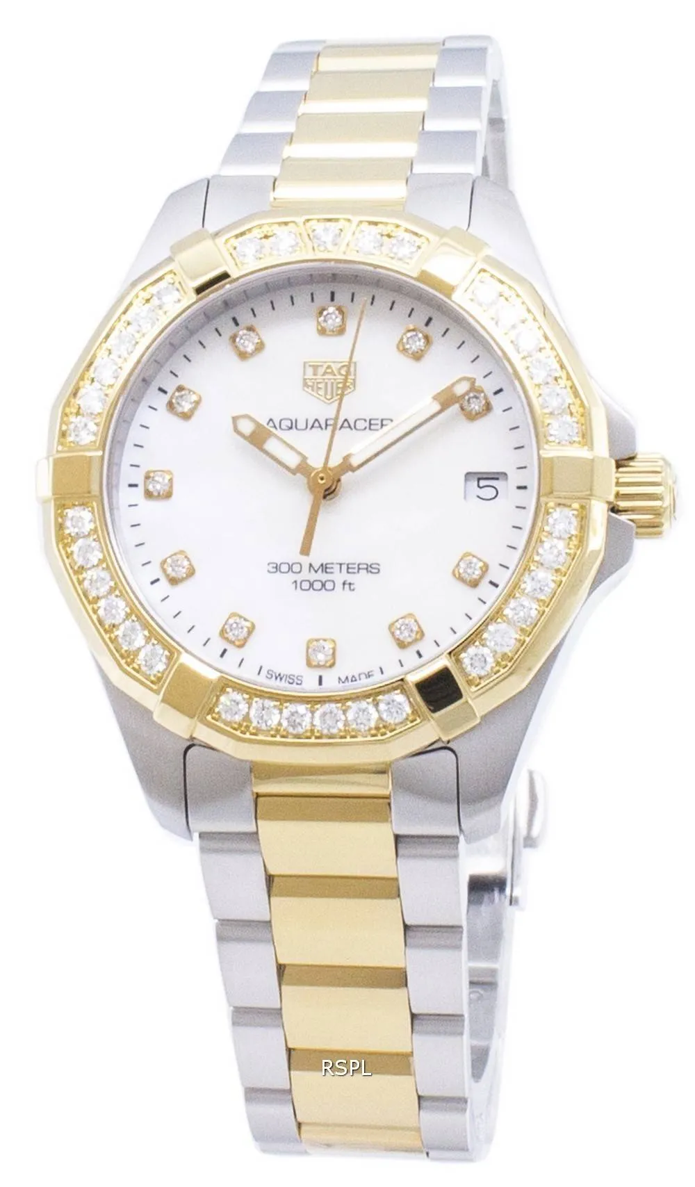 Tag Heuer Aquaracer WBD1323. BB0320 Diamond accents quartz 300M montre femme
