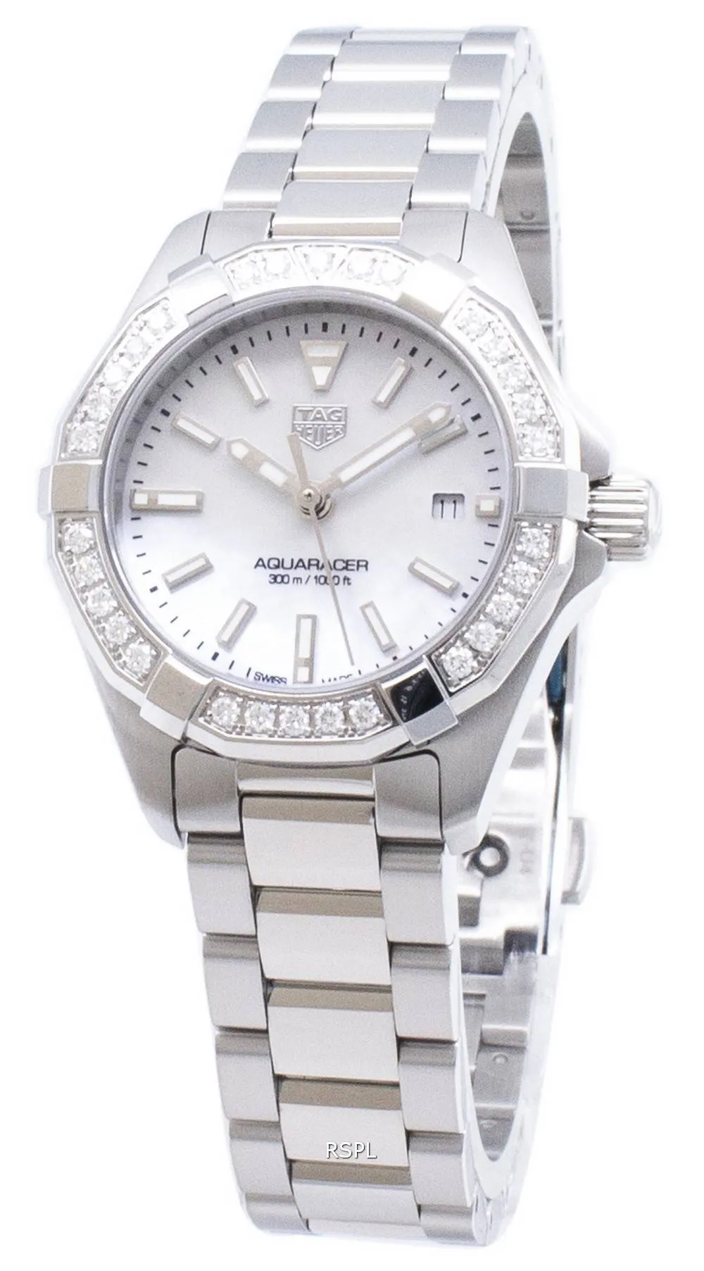 Tag Heuer Aquaracer WBD1413. BA0741 Diamond accents quartz 300M montre femme