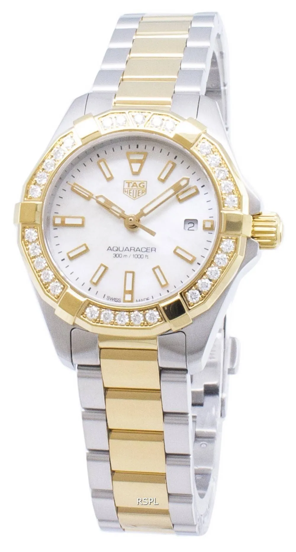 Tag Heuer Aquaracer WBD1421. BB0321 Diamond accents quartz 300M montre femme