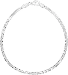 Zilverkleurig Lining Schakelarmband Voss. 2.1mm Zilver+ 104.1089.19