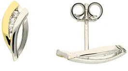 Zilverkleurig Lining Oorknoppen Fantasie bi mat/glans Rd 106.5601.00