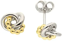 Zilverkleurig Lining Oorknoppen glad/tors bi+ 106.5362.00