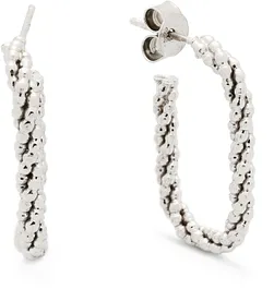 Zilverkleurig Lining Oorr met Steker Link Bubb Tors Zilver 107.1429.00