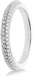 GLOW - 114.1375 - Ring - Zilver - Zirkonia
