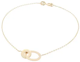 Glow ARMBAND DISCJES OPEN EN DICHT 585 19cm 204.2051.19