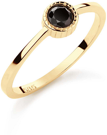 Glow Ring Zwart Zr 585 214.0178