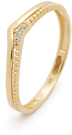 GLOW - 214.1284 - Ring - 585 - Zirkonia