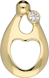 Glow Familiehanger moeder-kind 1 CZ kleurig 220.0942.00