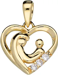 Glow FamileHanger Hart 3 CZ kleurig 220.0948.00