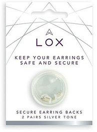 LOX  |  Veiligheidssluiting Oorbellen - Zilverkleurig Locking Earring backs