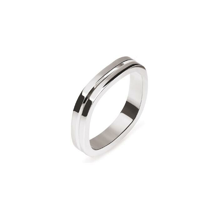 Achat Alliance Allan en or blanc palladié, 4mm