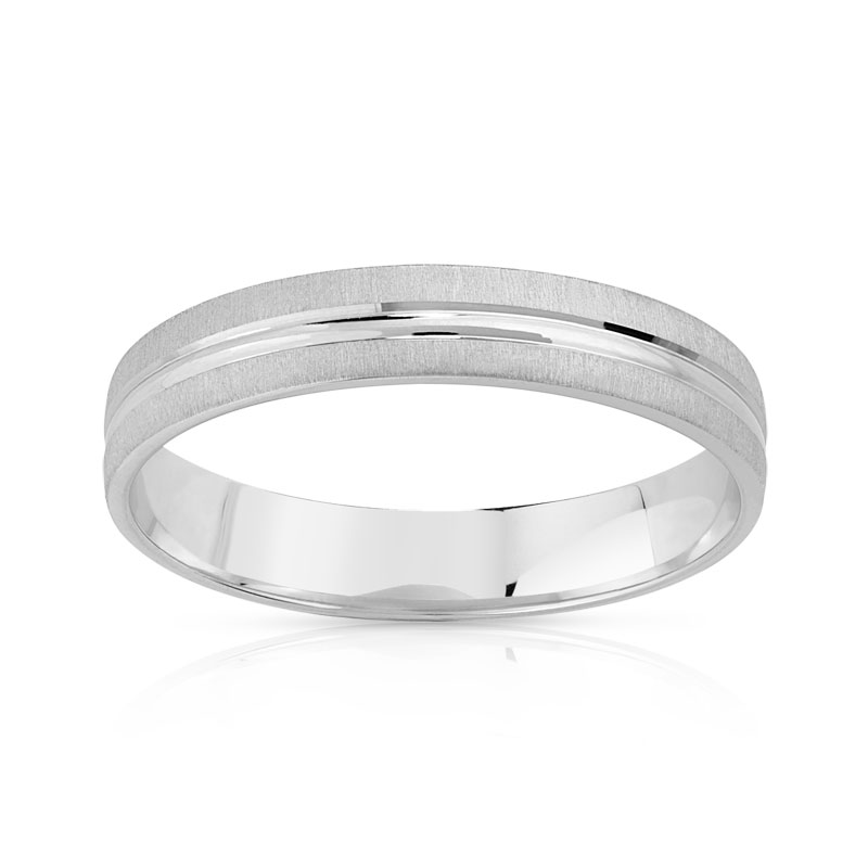 Alliance or blanc 375 satiné 3,5 mm