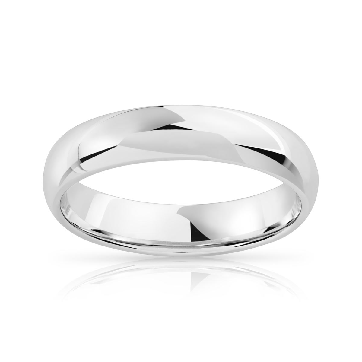 Alliance platine 950 demi-jonc 3,5 mm