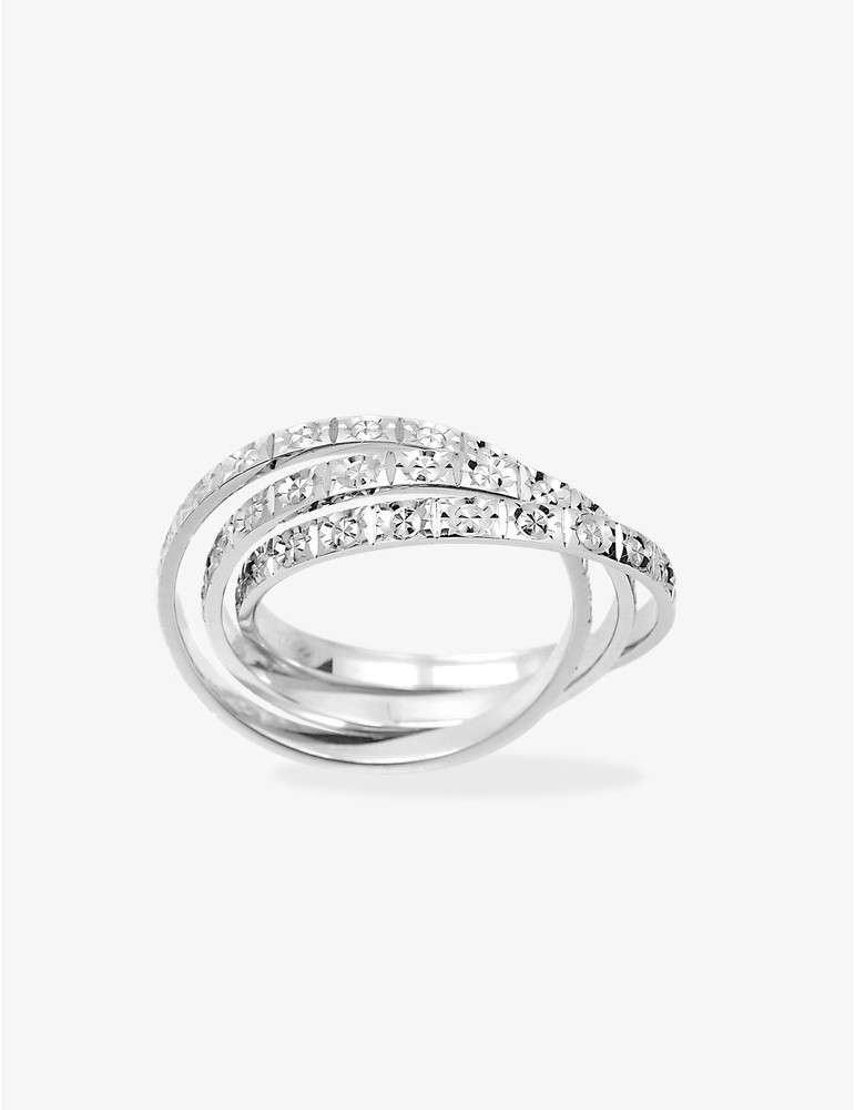 Alliance triple anneau 2 mm or blanc 375‰ - Mariage