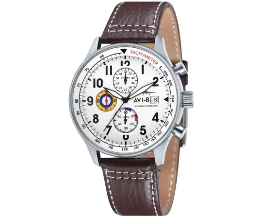 AVI-8 AV-4011-01 Hawker Hurricane Chronographe Montre Homme 43mm 5ATM