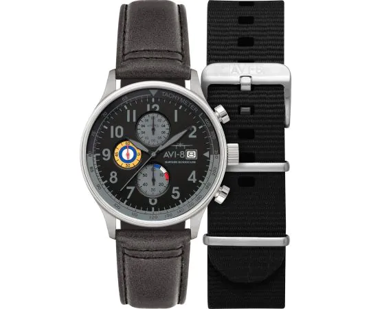 AVI-8 AV-4011-0U Montre Homme Hawker Hurricane Chronographe 43 mm 5ATM