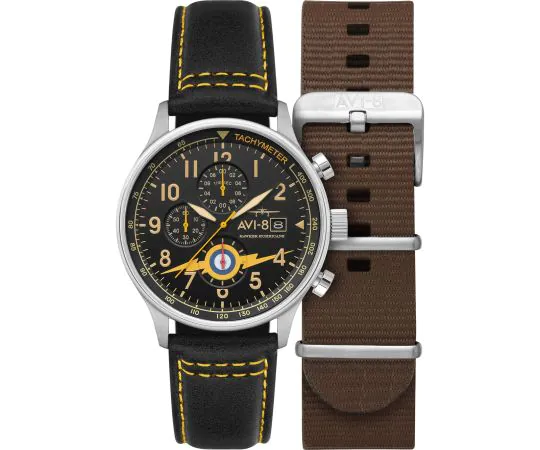 AVI-8 AV-4011-0Z Montre Homme Hawker Hurricane Chronographe 43 mm 5ATM