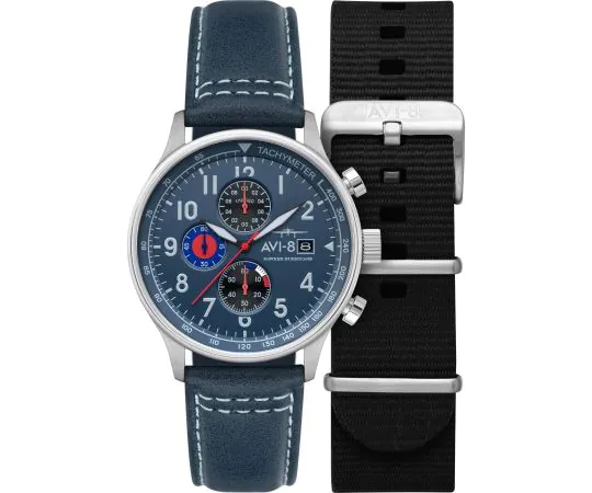 AVI-8 AV-4011-1A Montre Homme Hawker Hurricane Chronographe 43 mm 5ATM