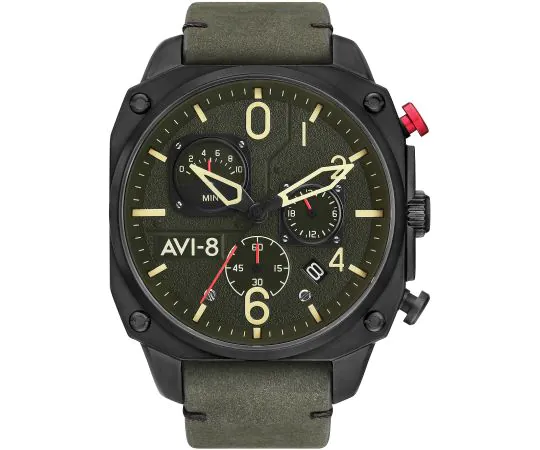 AVI-8 AV-4052-08 Hawker Hunter Chronographe Montre Homme 45mm 5ATM