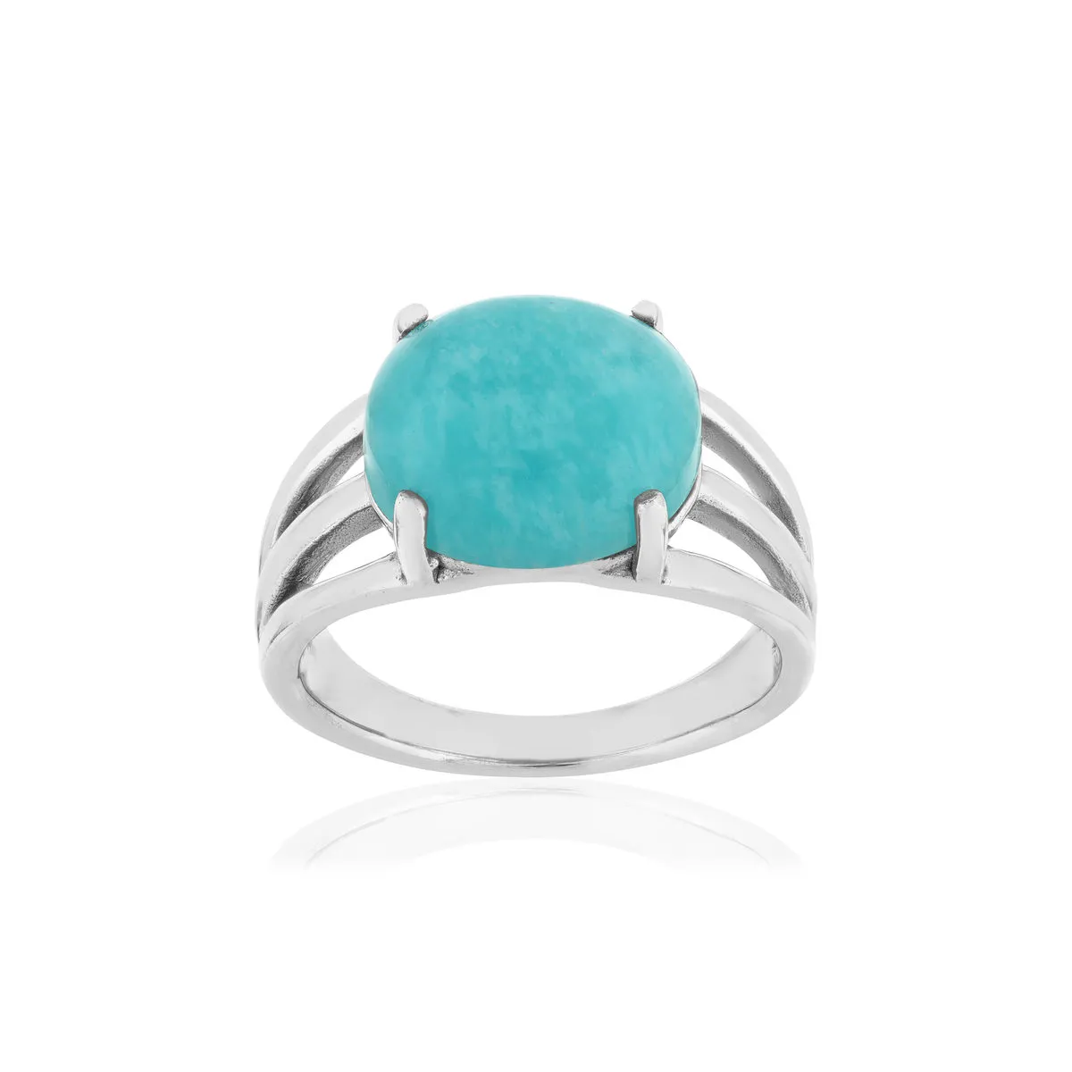 Bague argent 925 amazonite