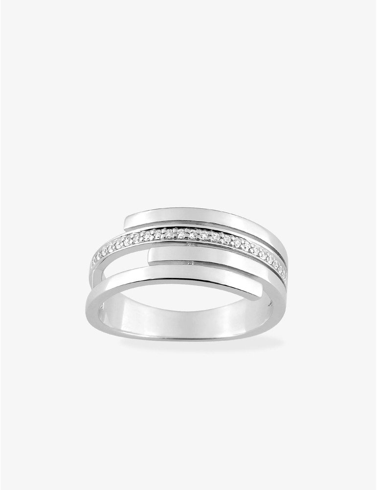 Bague Argent 925 ‰ et oxyde blanc SO OR