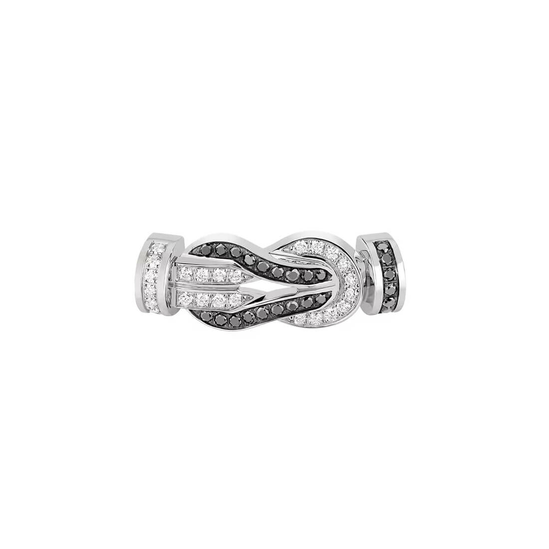 Chance Infinie Boucle FRED Chance Infinie Moyen Modèle or blanc et diamants