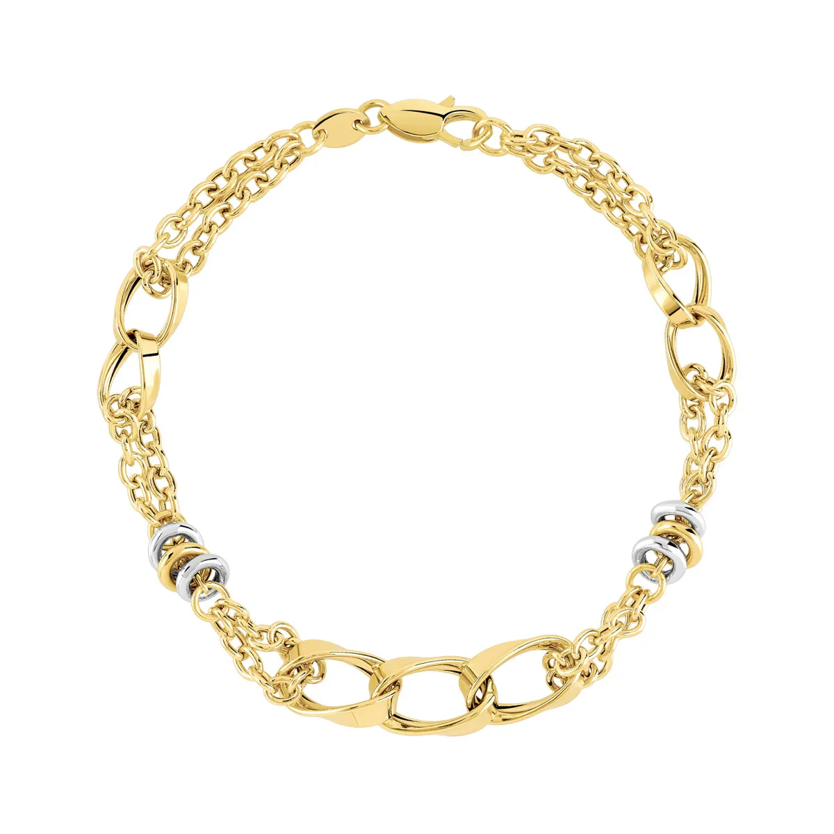 Bracelet 2 ors 750 19 cm