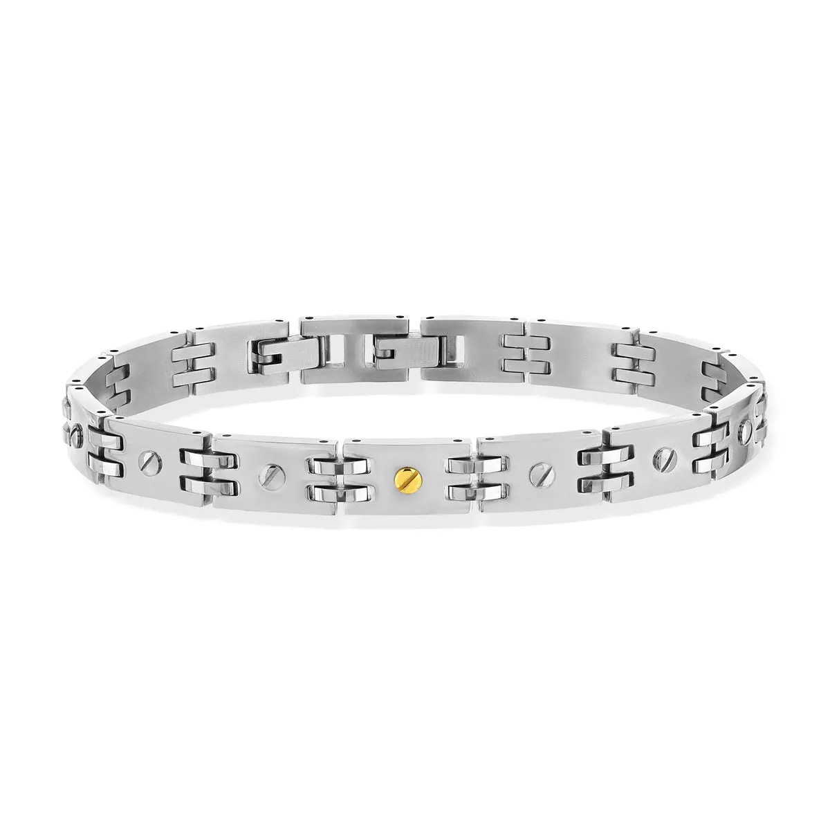Bracelet acier 21 cm vis