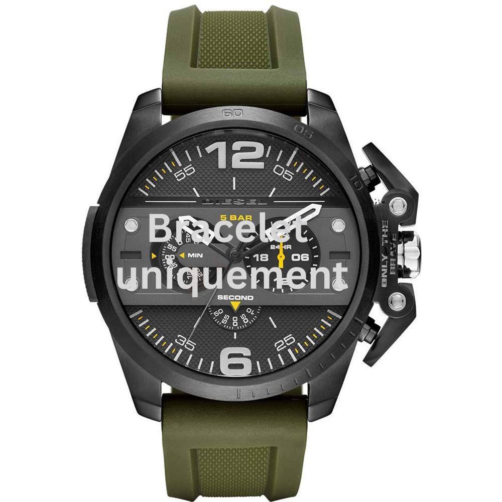 Bracelet caoutchouc vert Diesel - IRONSIDE / DZ4391