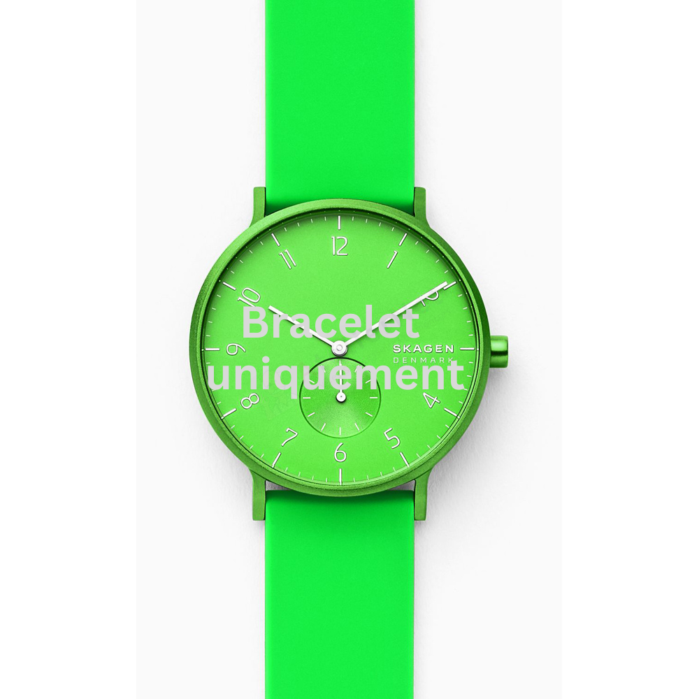 Bracelet caoutchouc vert Skagen - AAREN KULOR NEON / SKW6556