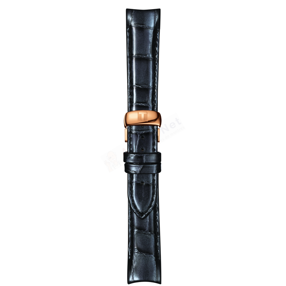 Bracelet cuir anthracite Tissot - COUTURIER AUTO/ T600038040