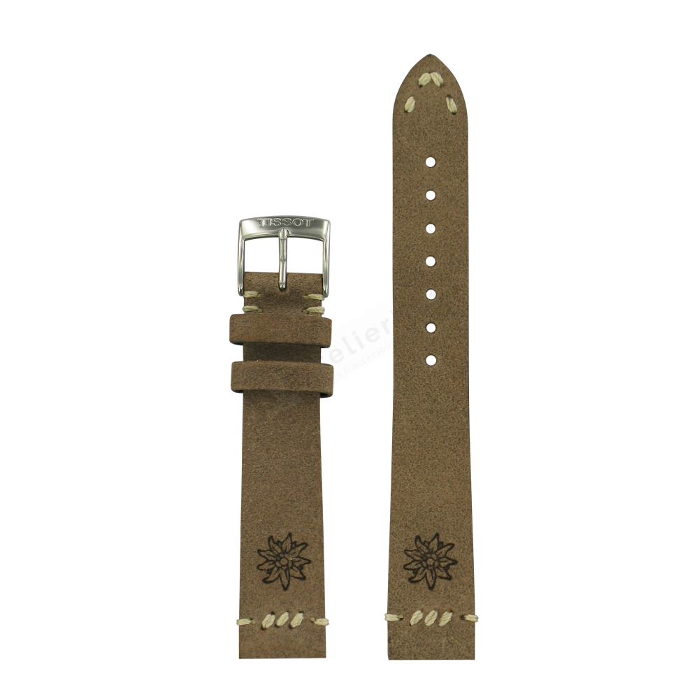 Bracelet cuir beige clair Tissot - PR 100 CLASSIC / T600038292