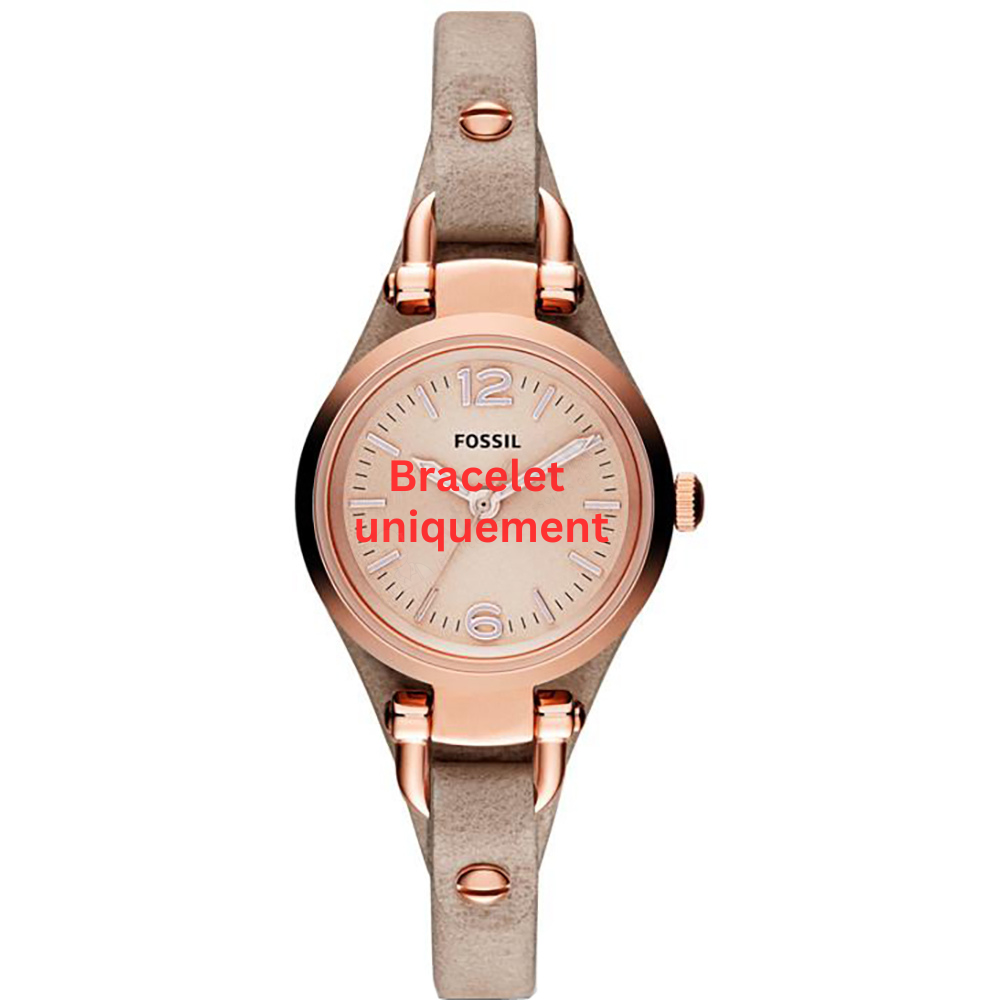Bracelet cuir beige Fossil - GEORGIA MINI / ES3262
