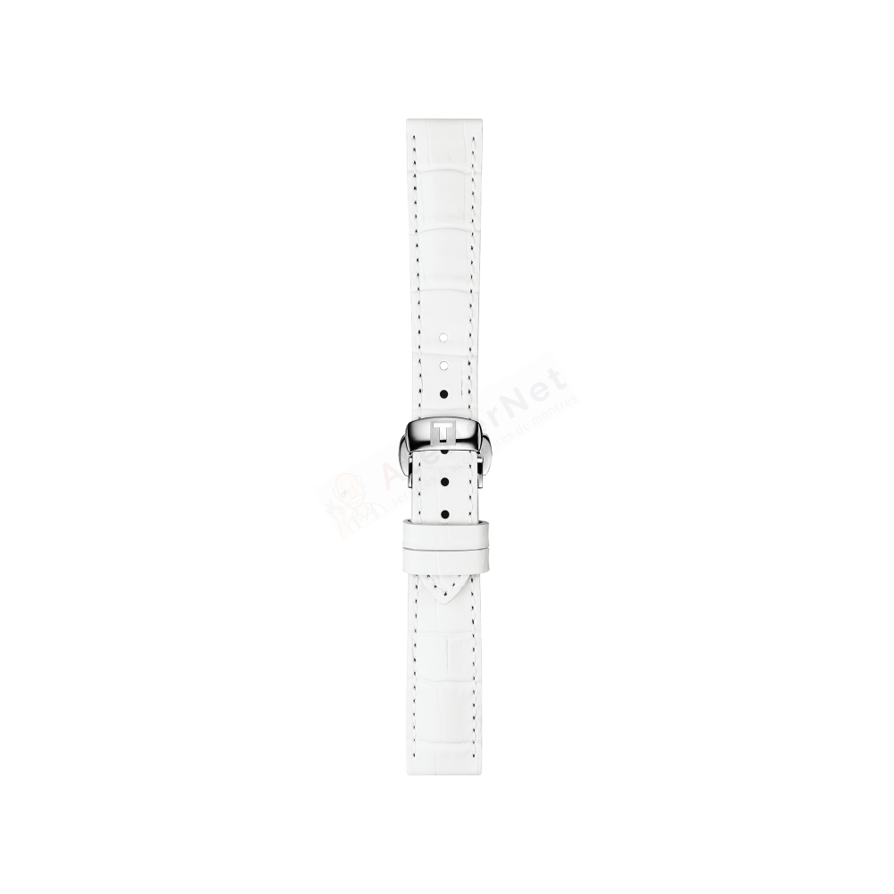 Bracelet cuir blanc Tissot - BALLADE COSC / T600040007