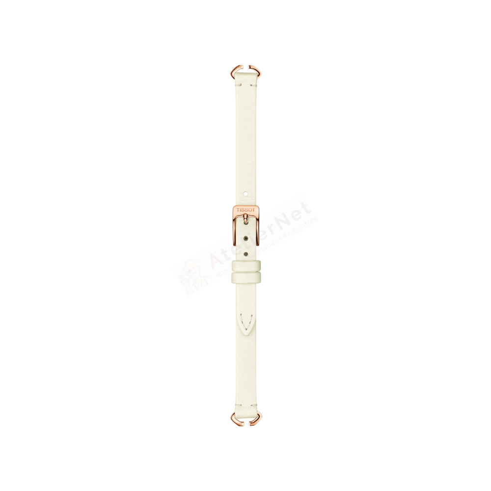 Bracelet cuir blanc Tissot - FEMINI- T / T600041066