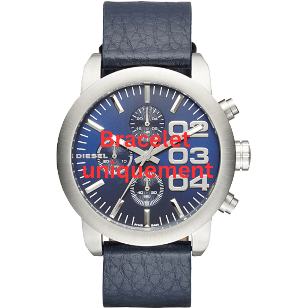 Bracelet cuir bleu Diesel - FLARE BIG / DZ5472