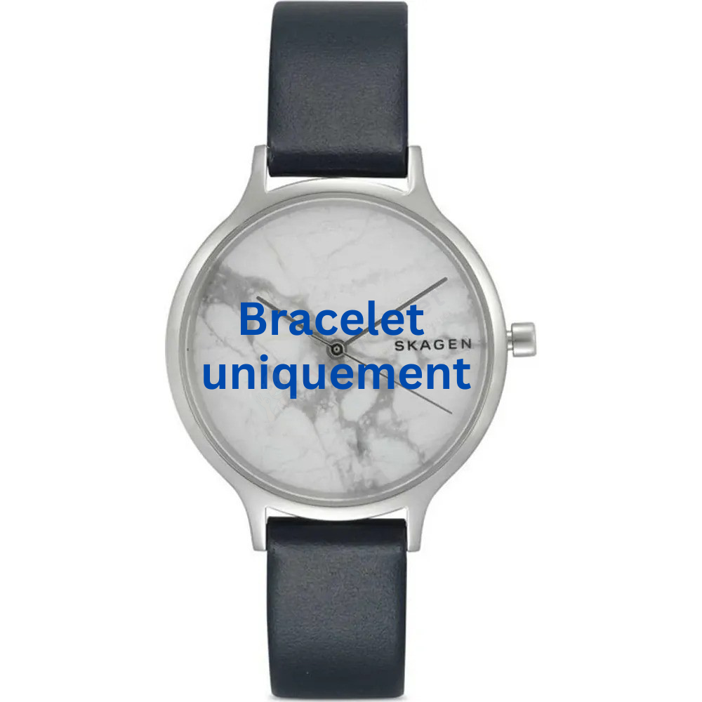 Bracelet cuir bleu Skagen - ANITA / SKW2719